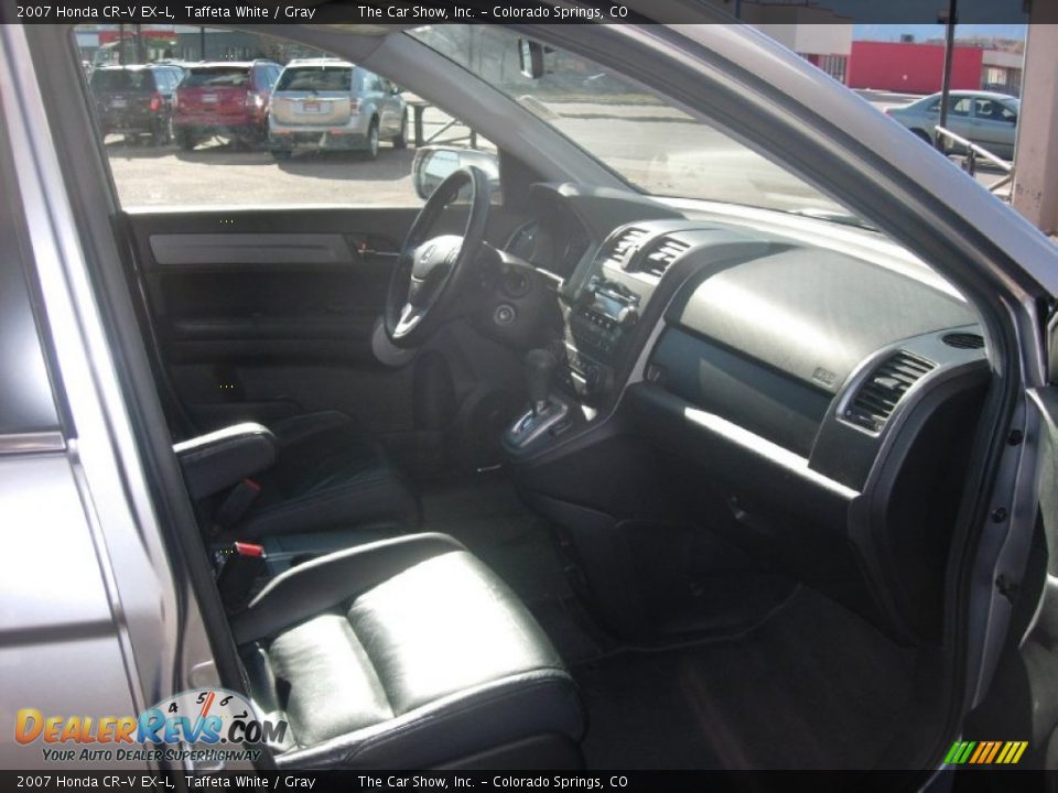 2007 Honda CR-V EX-L Taffeta White / Gray Photo #8