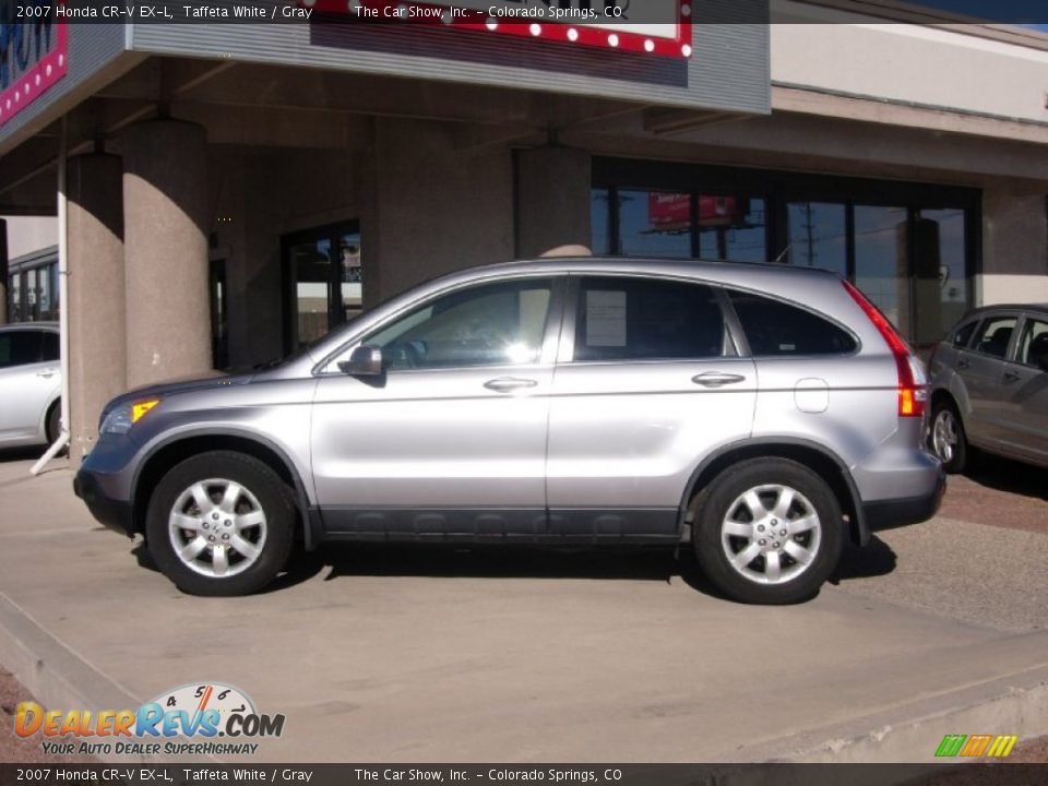 2007 Honda CR-V EX-L Taffeta White / Gray Photo #9