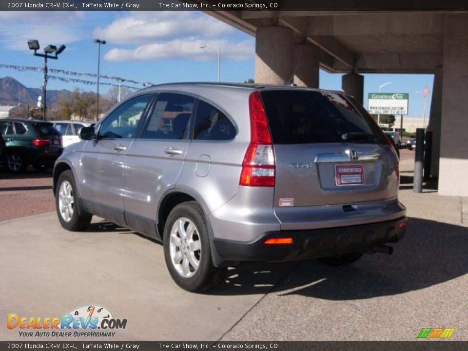 2007 Honda CR-V EX-L Taffeta White / Gray Photo #10