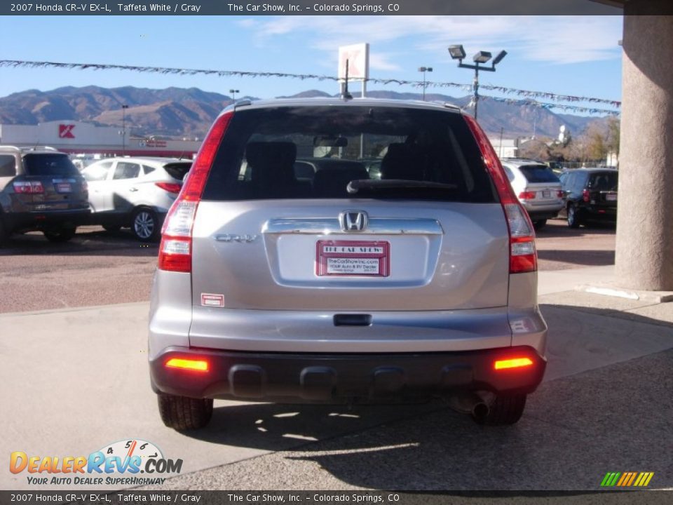 2007 Honda CR-V EX-L Taffeta White / Gray Photo #11