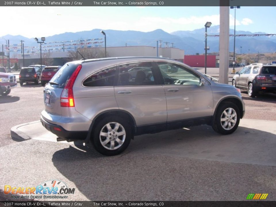 2007 Honda CR-V EX-L Taffeta White / Gray Photo #13
