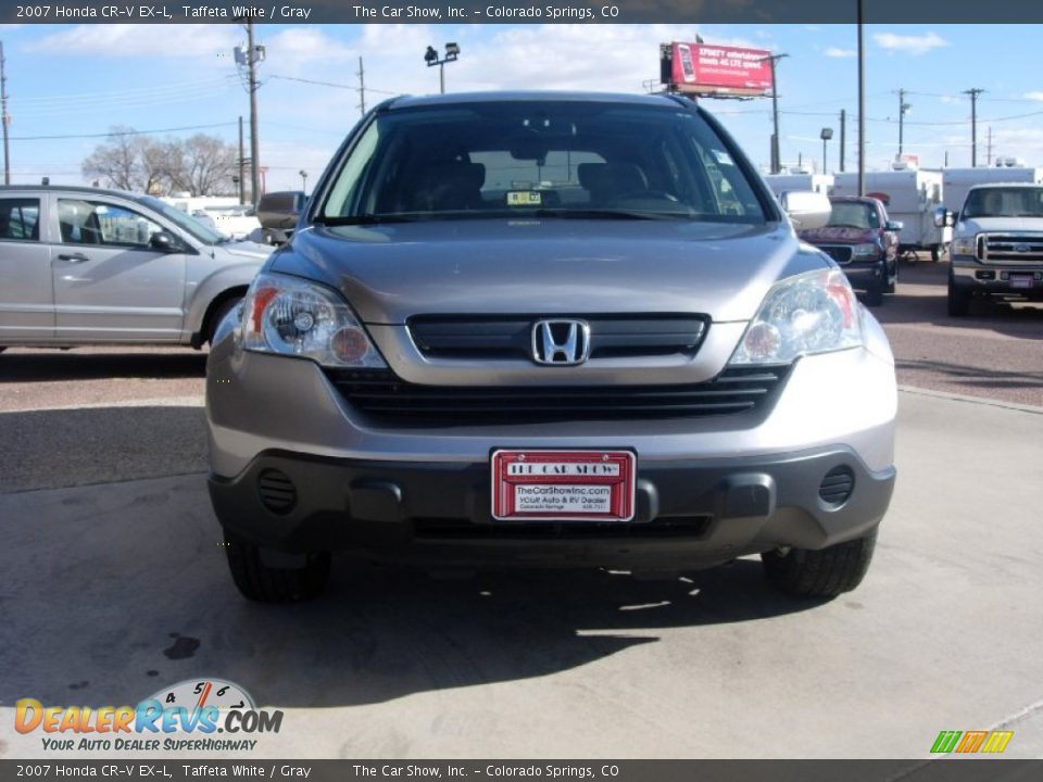 2007 Honda CR-V EX-L Taffeta White / Gray Photo #16