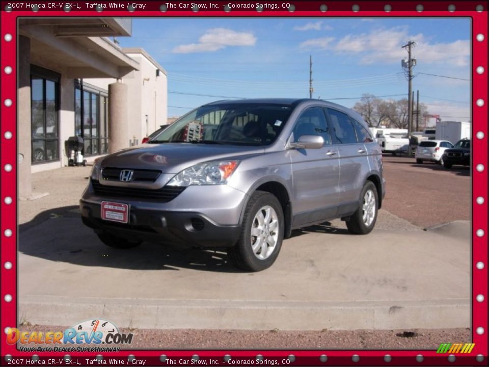 2007 Honda CR-V EX-L Taffeta White / Gray Photo #17