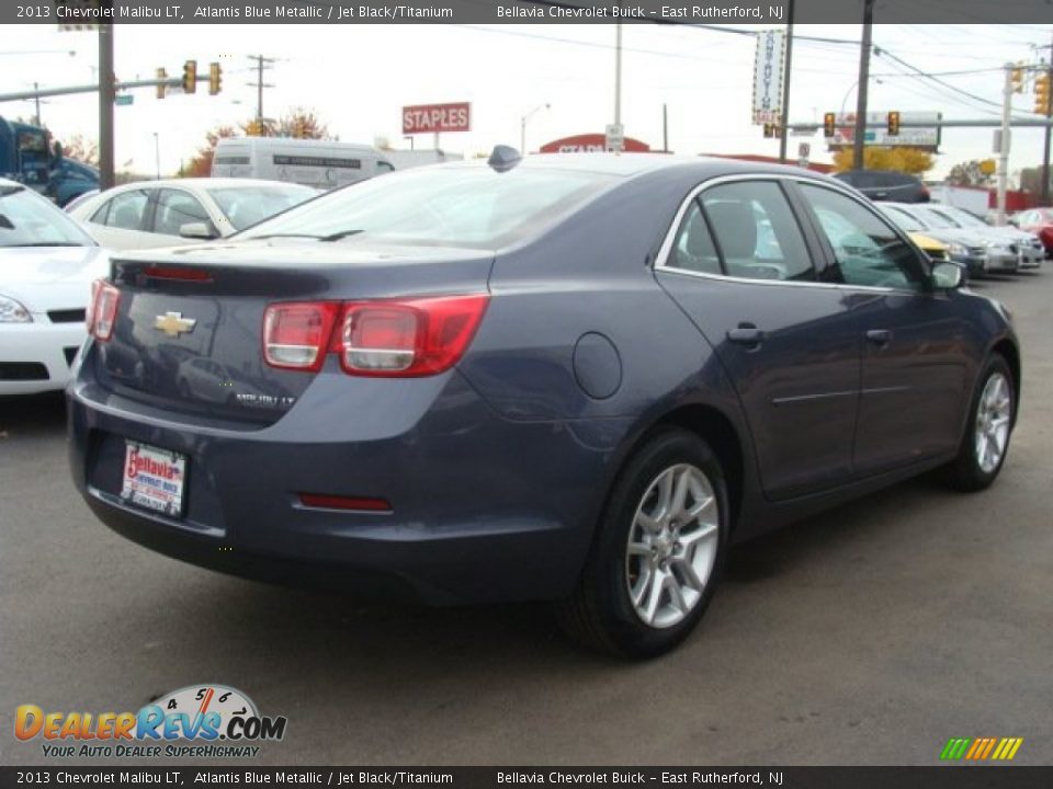 2013 Chevrolet Malibu LT Atlantis Blue Metallic / Jet Black/Titanium Photo #4