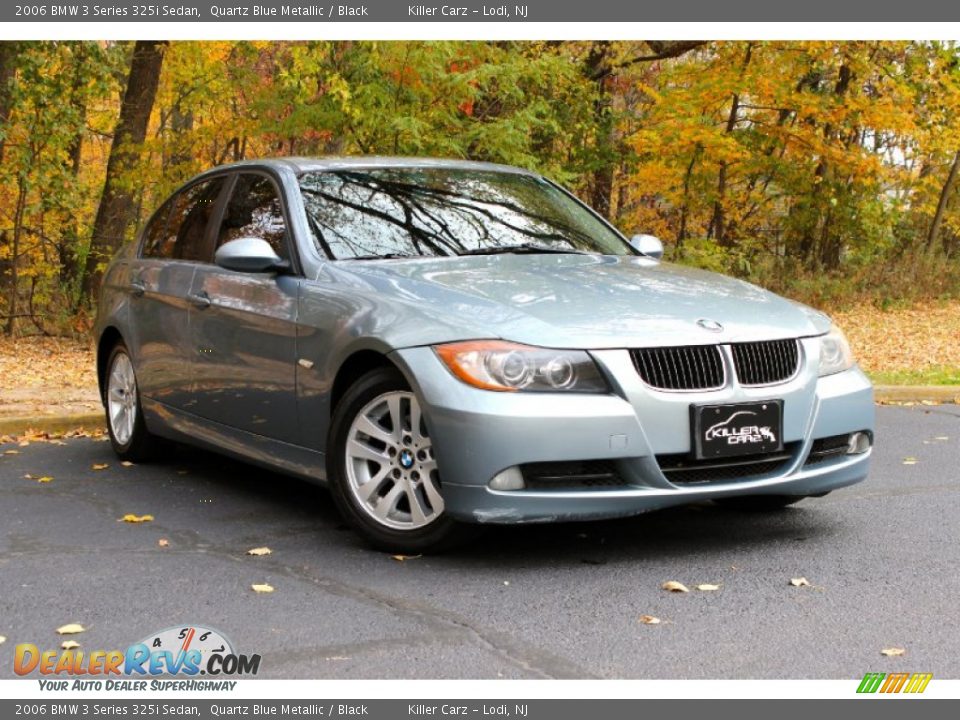 2006 BMW 3 Series 325i Sedan Quartz Blue Metallic / Black Photo #1