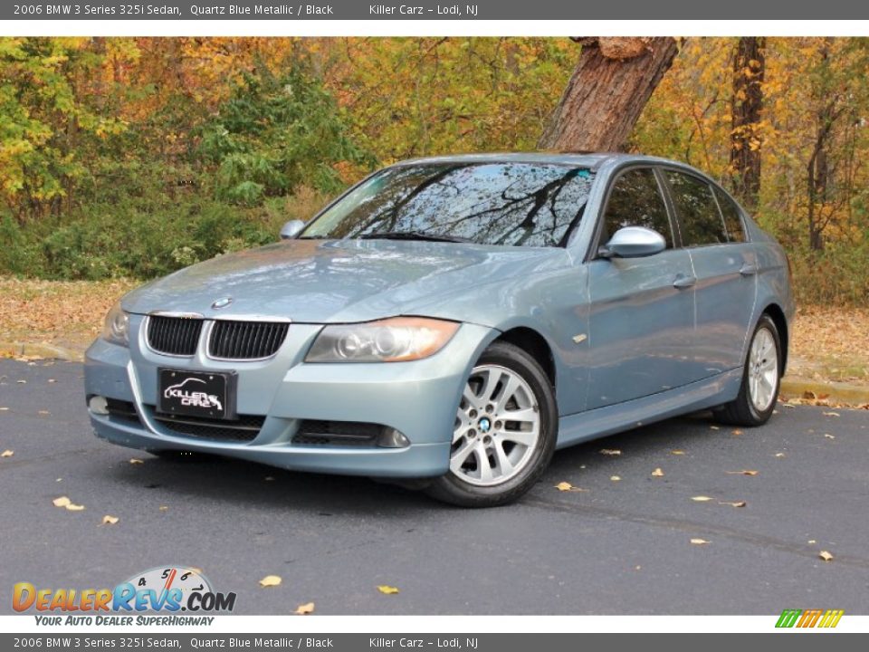 2006 BMW 3 Series 325i Sedan Quartz Blue Metallic / Black Photo #3