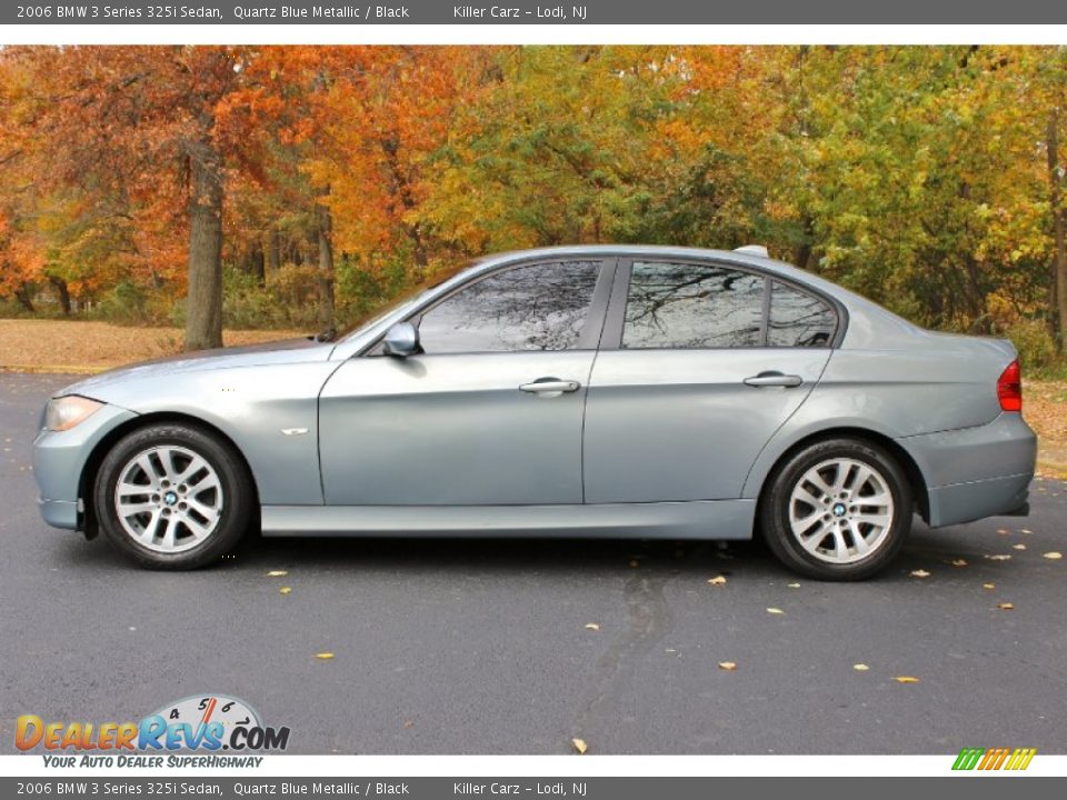 2006 BMW 3 Series 325i Sedan Quartz Blue Metallic / Black Photo #4