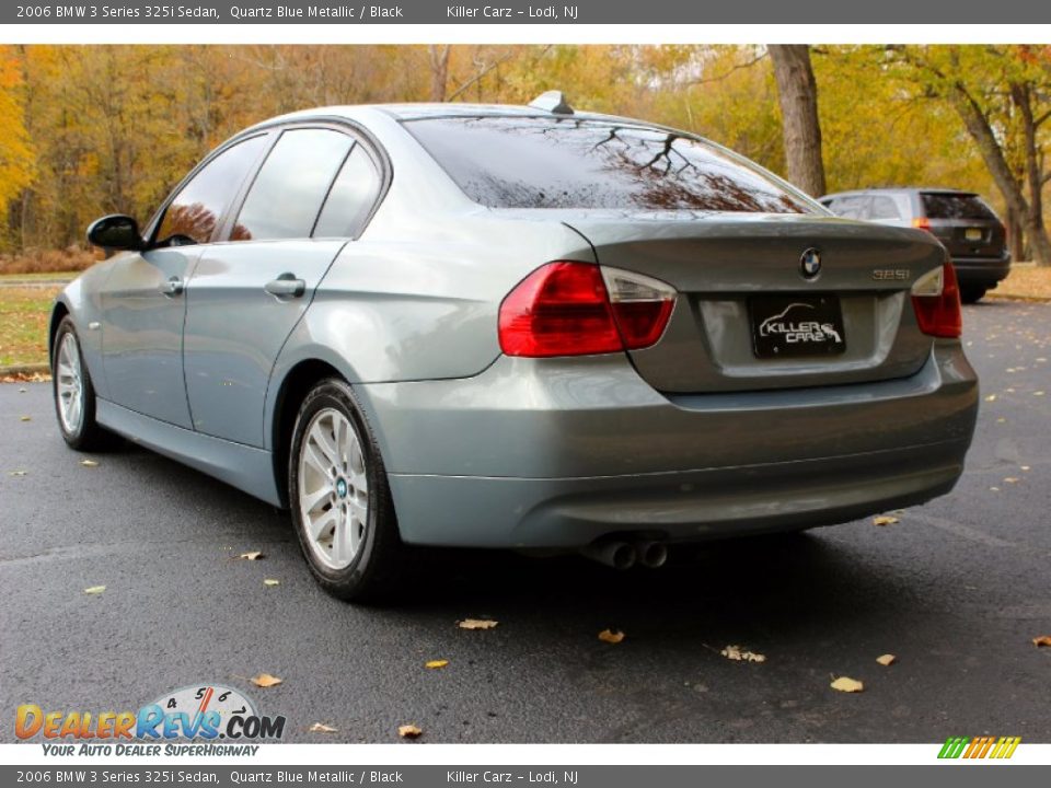 2006 BMW 3 Series 325i Sedan Quartz Blue Metallic / Black Photo #5