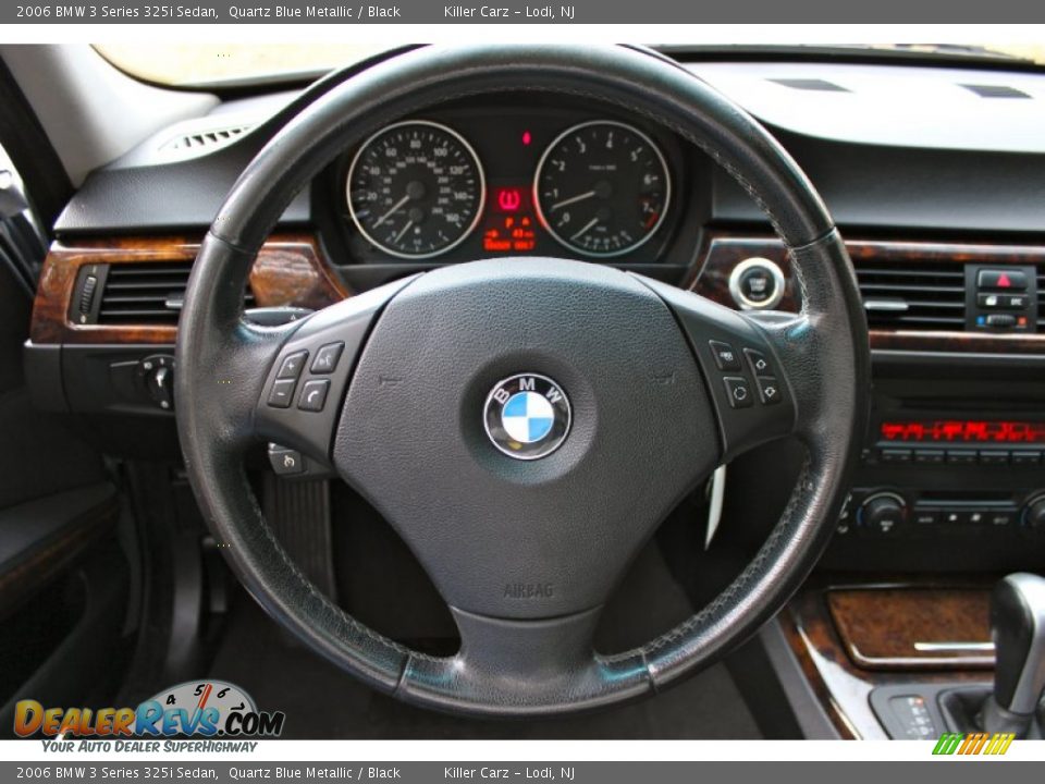 2006 BMW 3 Series 325i Sedan Quartz Blue Metallic / Black Photo #7