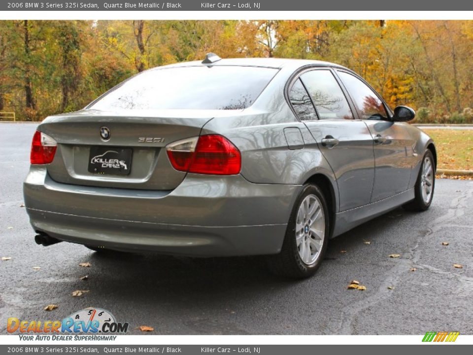 2006 BMW 3 Series 325i Sedan Quartz Blue Metallic / Black Photo #9