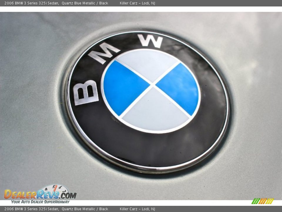 2006 BMW 3 Series 325i Sedan Quartz Blue Metallic / Black Photo #11