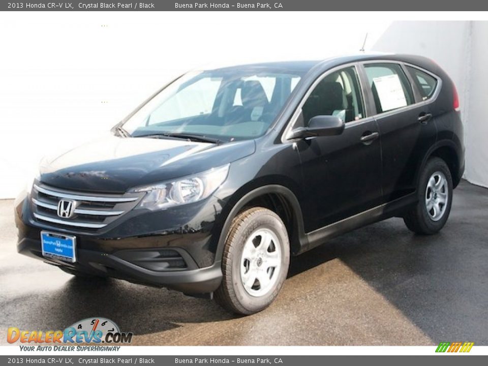 2013 Honda CR-V LX Crystal Black Pearl / Black Photo #3