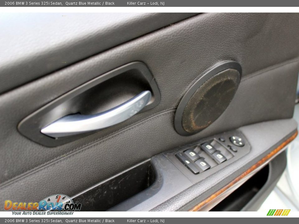 2006 BMW 3 Series 325i Sedan Quartz Blue Metallic / Black Photo #13
