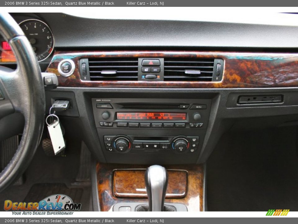 2006 BMW 3 Series 325i Sedan Quartz Blue Metallic / Black Photo #17