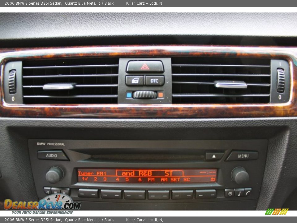 2006 BMW 3 Series 325i Sedan Quartz Blue Metallic / Black Photo #19