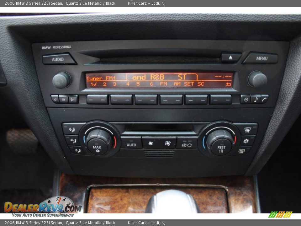 2006 BMW 3 Series 325i Sedan Quartz Blue Metallic / Black Photo #20