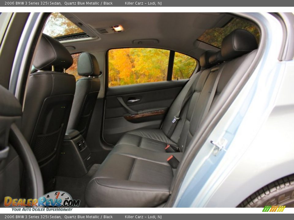 2006 BMW 3 Series 325i Sedan Quartz Blue Metallic / Black Photo #22
