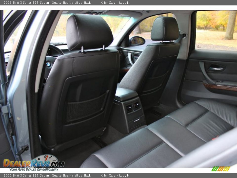 2006 BMW 3 Series 325i Sedan Quartz Blue Metallic / Black Photo #23