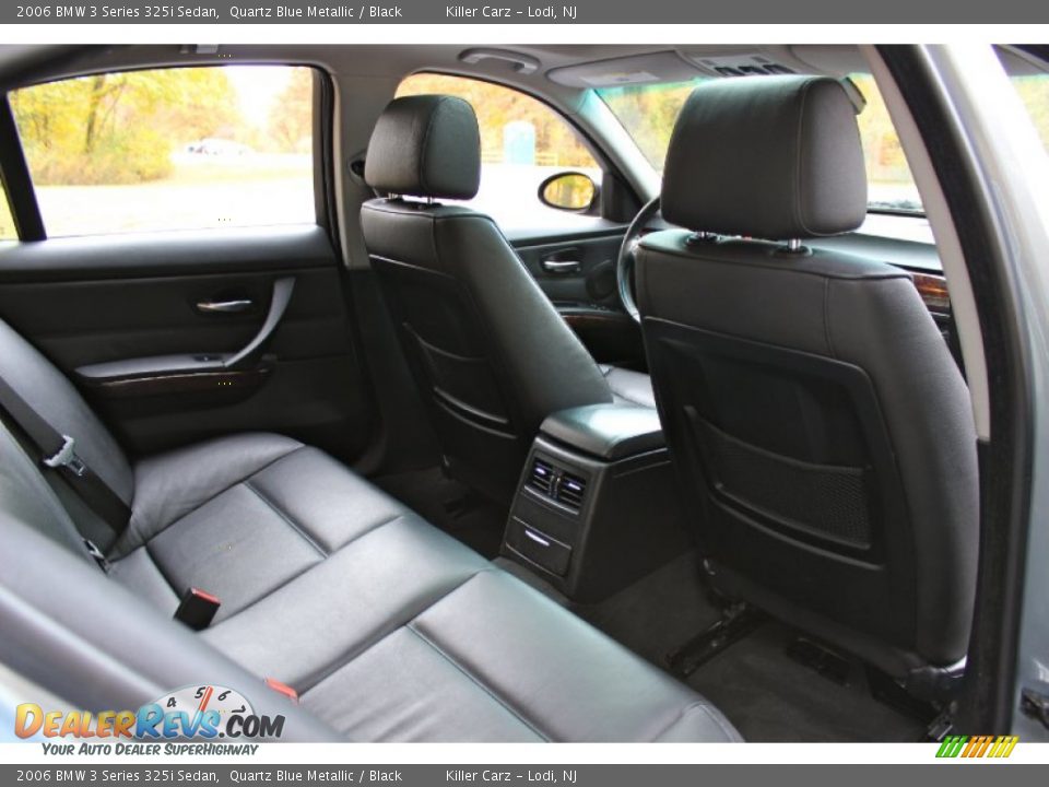2006 BMW 3 Series 325i Sedan Quartz Blue Metallic / Black Photo #29