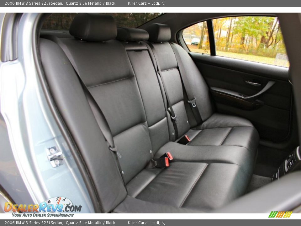 2006 BMW 3 Series 325i Sedan Quartz Blue Metallic / Black Photo #30