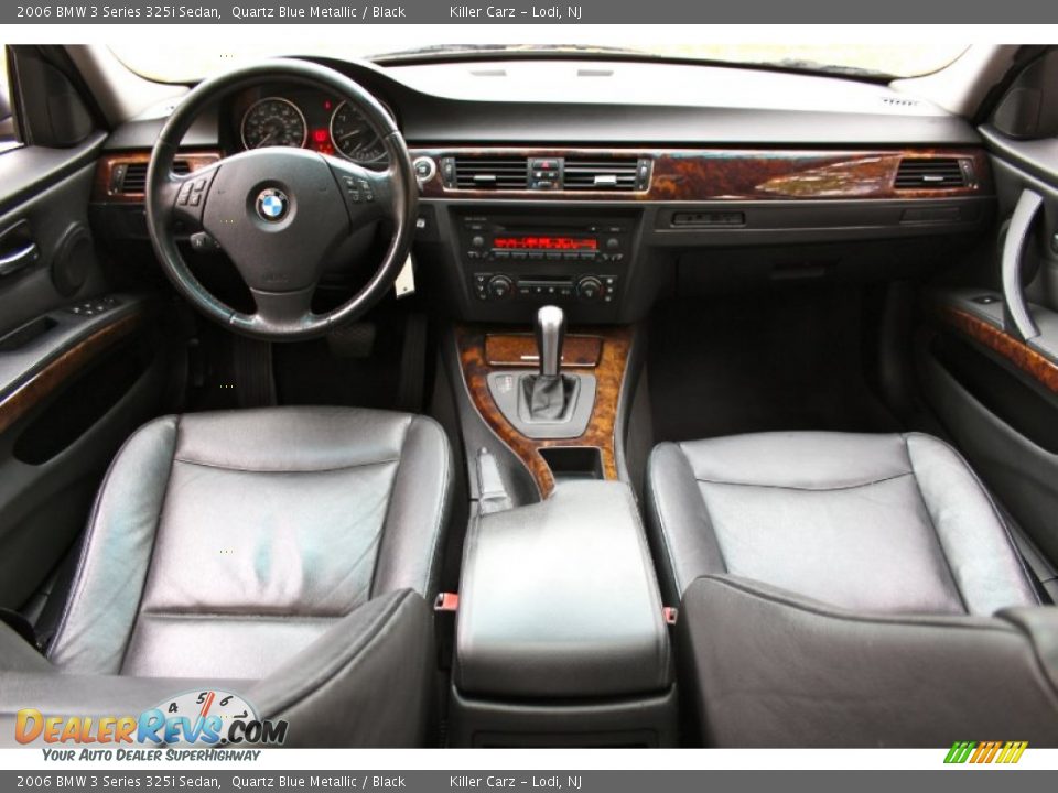 2006 BMW 3 Series 325i Sedan Quartz Blue Metallic / Black Photo #31