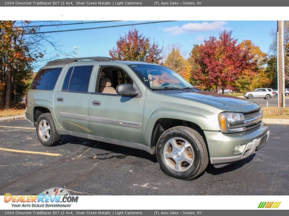 2004 Chevrolet TrailBlazer EXT LS 4x4 Silver Green Metallic / Light Cashmere Photo #8