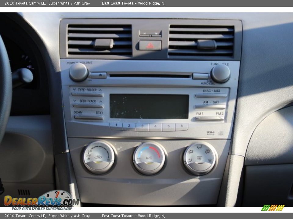 2010 Toyota Camry LE Super White / Ash Gray Photo #11