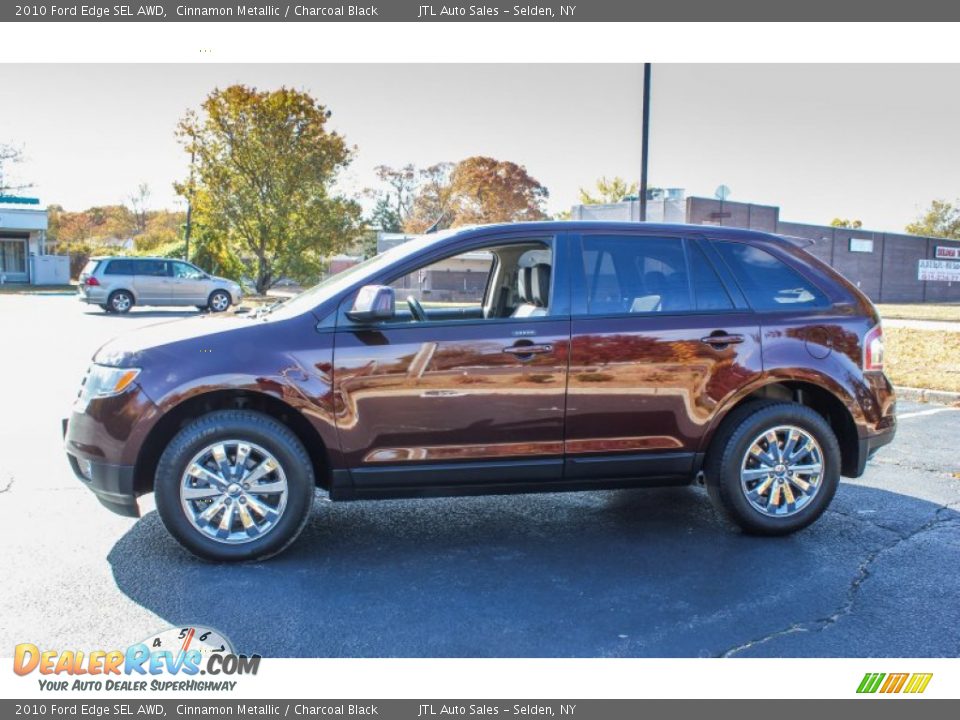 2010 Ford Edge SEL AWD Cinnamon Metallic / Charcoal Black Photo #3