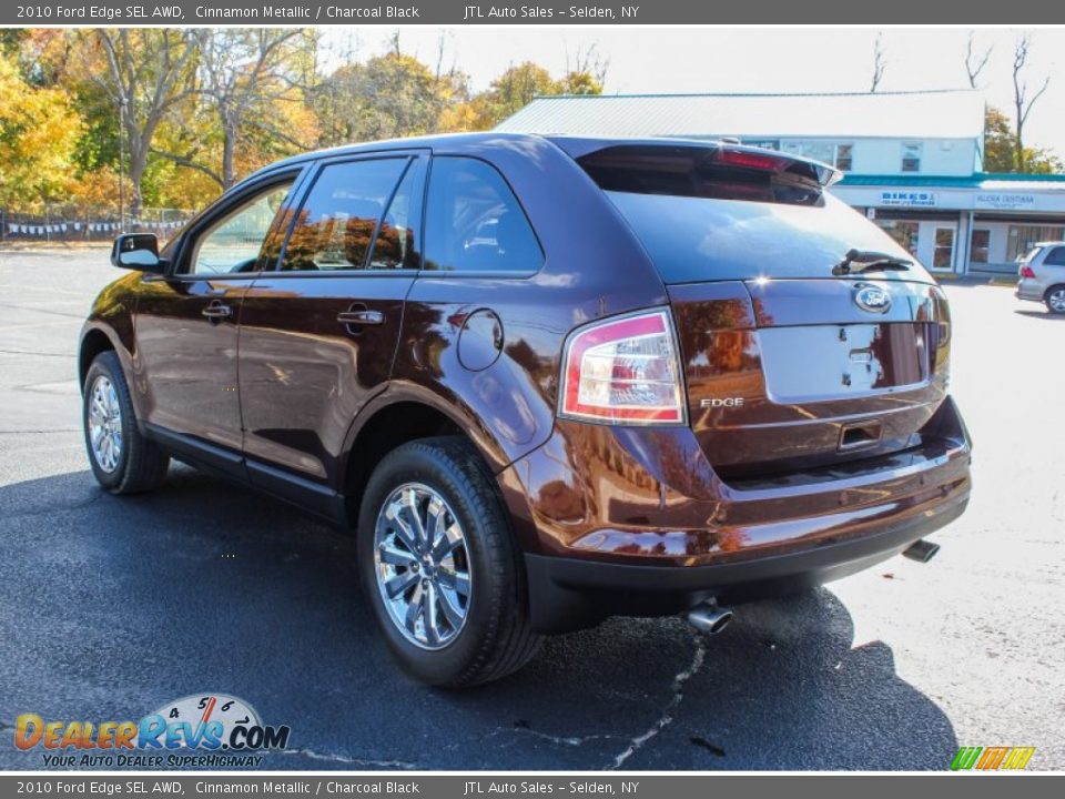2010 Ford Edge SEL AWD Cinnamon Metallic / Charcoal Black Photo #4
