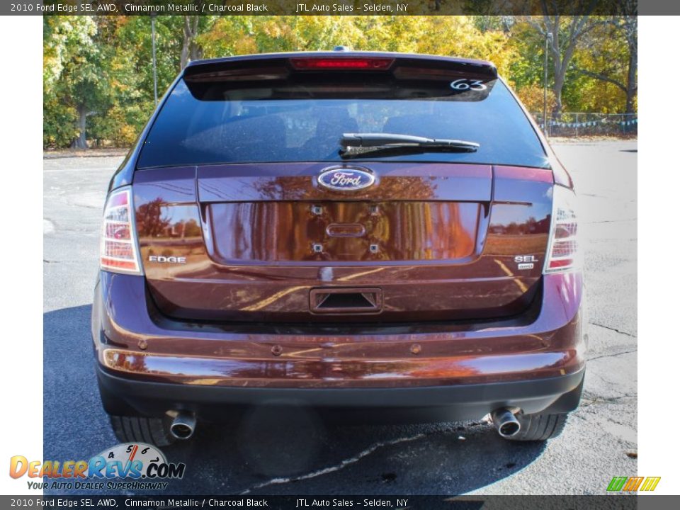 2010 Ford Edge SEL AWD Cinnamon Metallic / Charcoal Black Photo #5