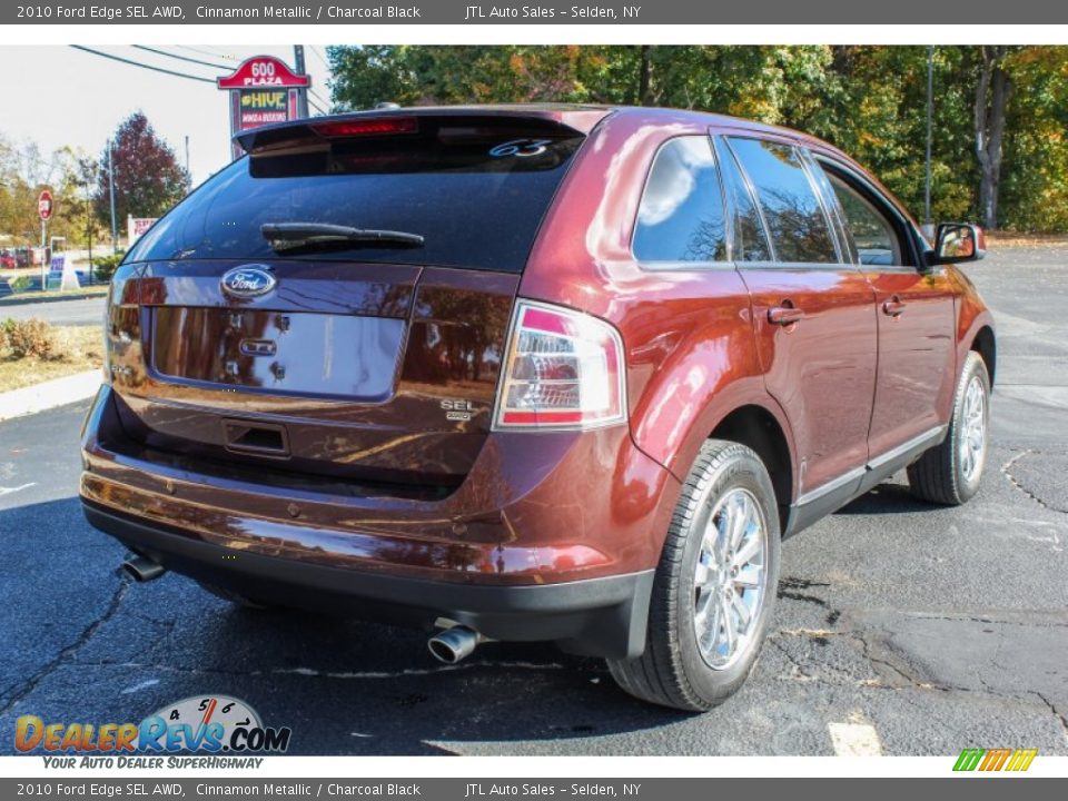 2010 Ford Edge SEL AWD Cinnamon Metallic / Charcoal Black Photo #6