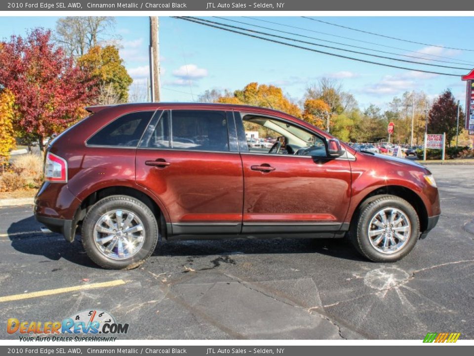 2010 Ford Edge SEL AWD Cinnamon Metallic / Charcoal Black Photo #7