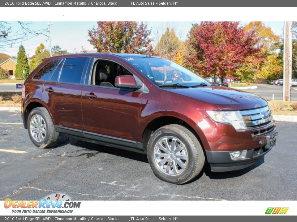 2010 Ford Edge SEL AWD Cinnamon Metallic / Charcoal Black Photo #8