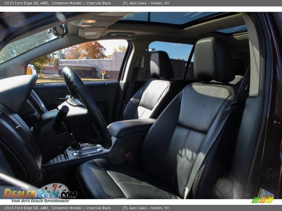 2010 Ford Edge SEL AWD Cinnamon Metallic / Charcoal Black Photo #12
