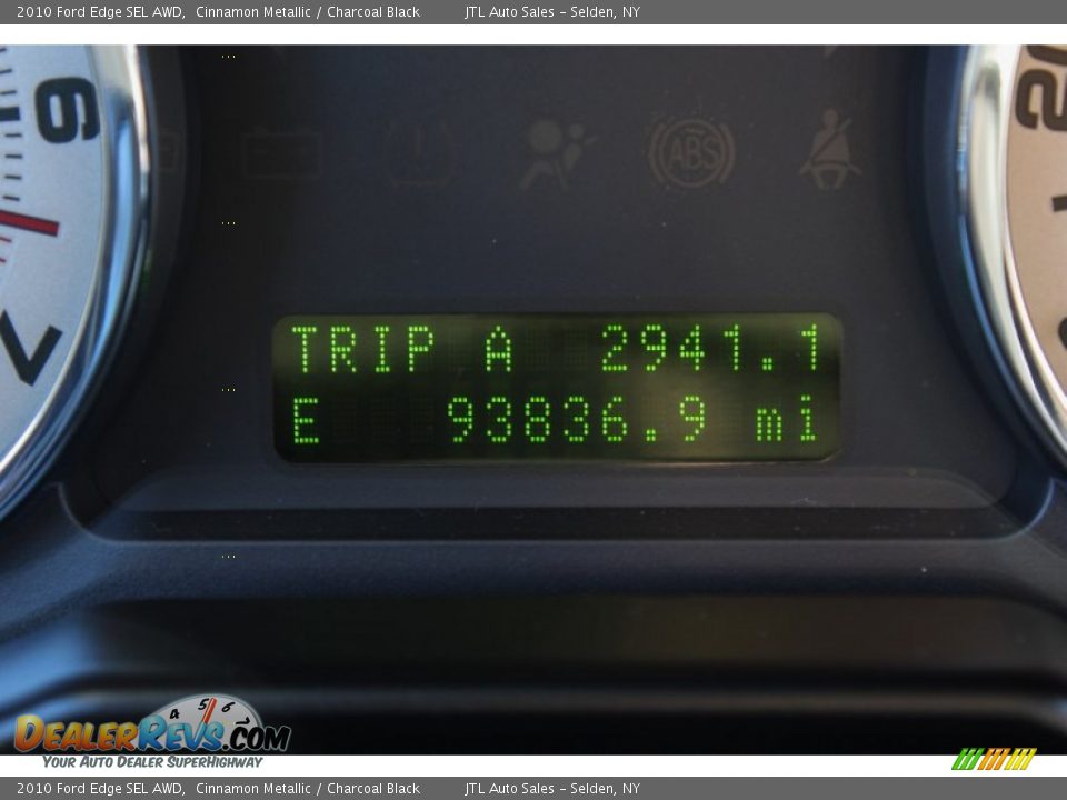 2010 Ford Edge SEL AWD Cinnamon Metallic / Charcoal Black Photo #15