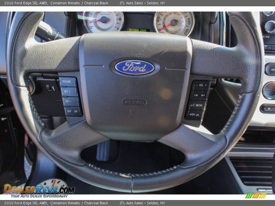 2010 Ford Edge SEL AWD Cinnamon Metallic / Charcoal Black Photo #16