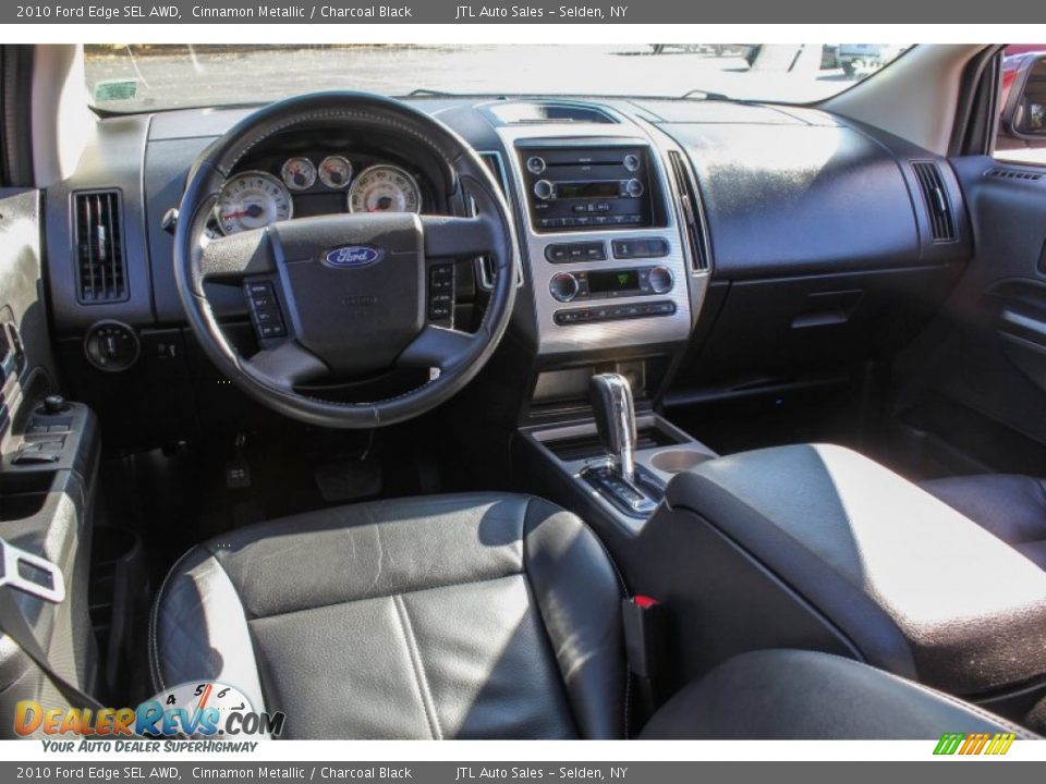 2010 Ford Edge SEL AWD Cinnamon Metallic / Charcoal Black Photo #17