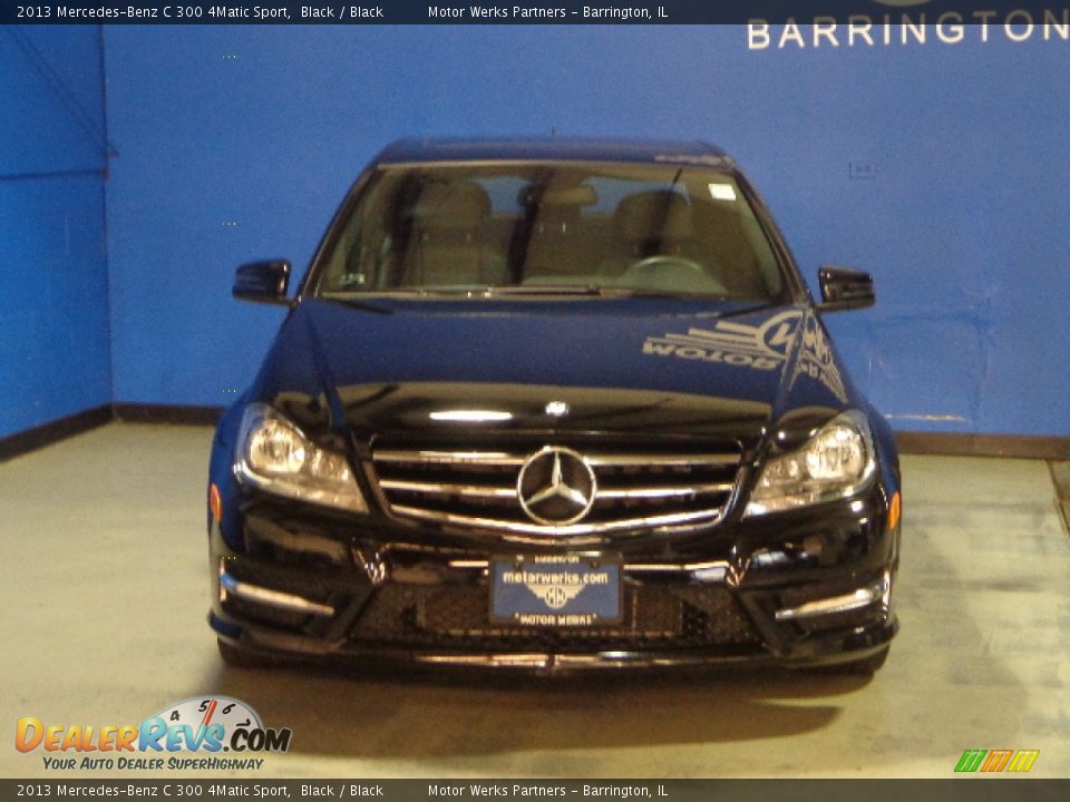 2013 Mercedes-Benz C 300 4Matic Sport Black / Black Photo #2