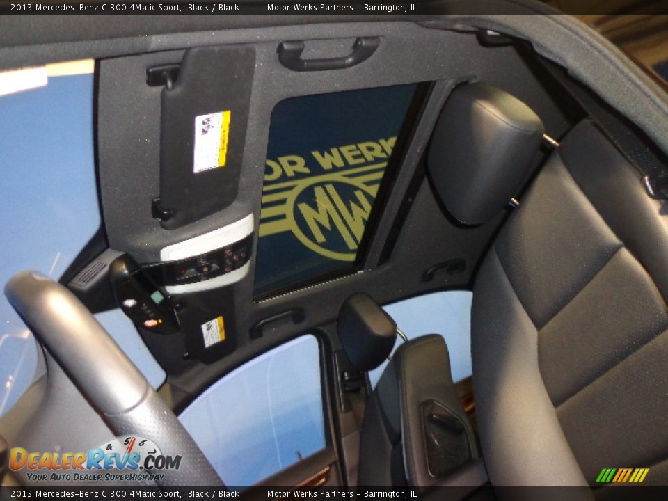 2013 Mercedes-Benz C 300 4Matic Sport Black / Black Photo #10