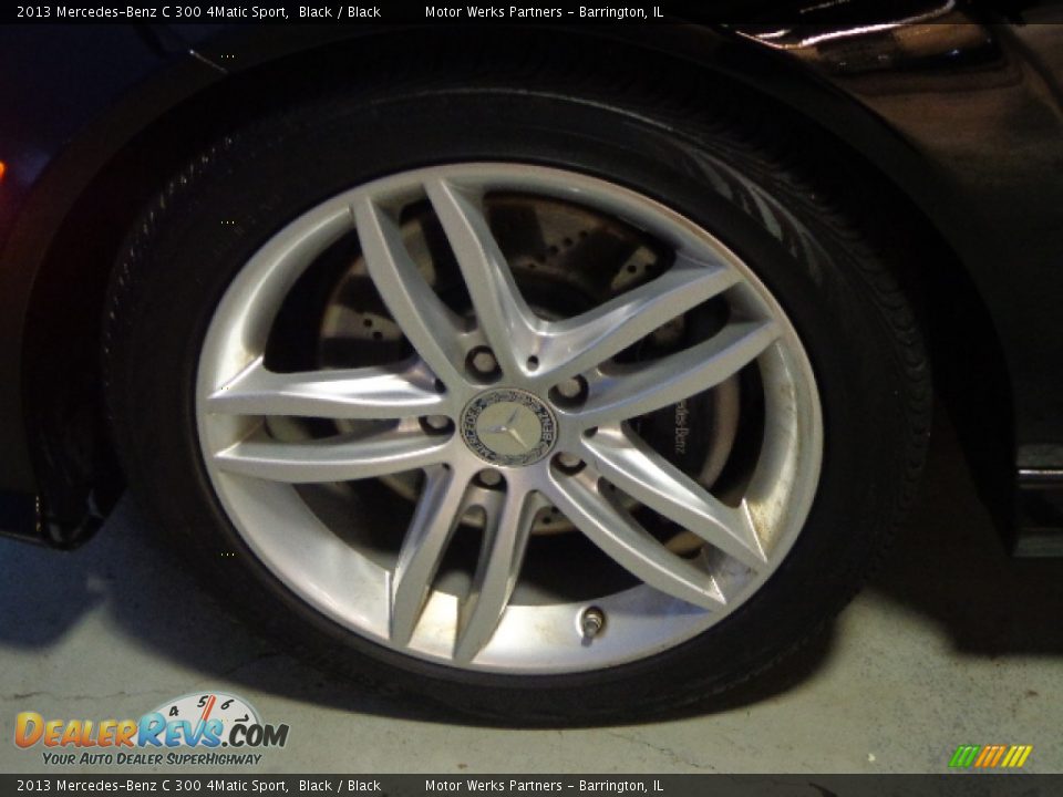 2013 Mercedes-Benz C 300 4Matic Sport Black / Black Photo #11
