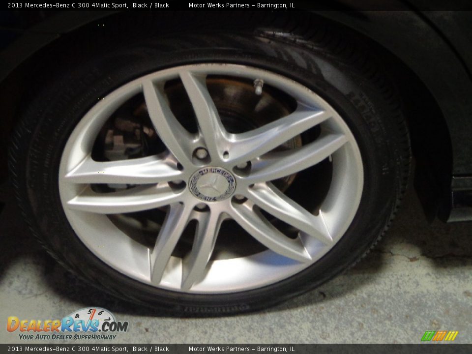2013 Mercedes-Benz C 300 4Matic Sport Black / Black Photo #16