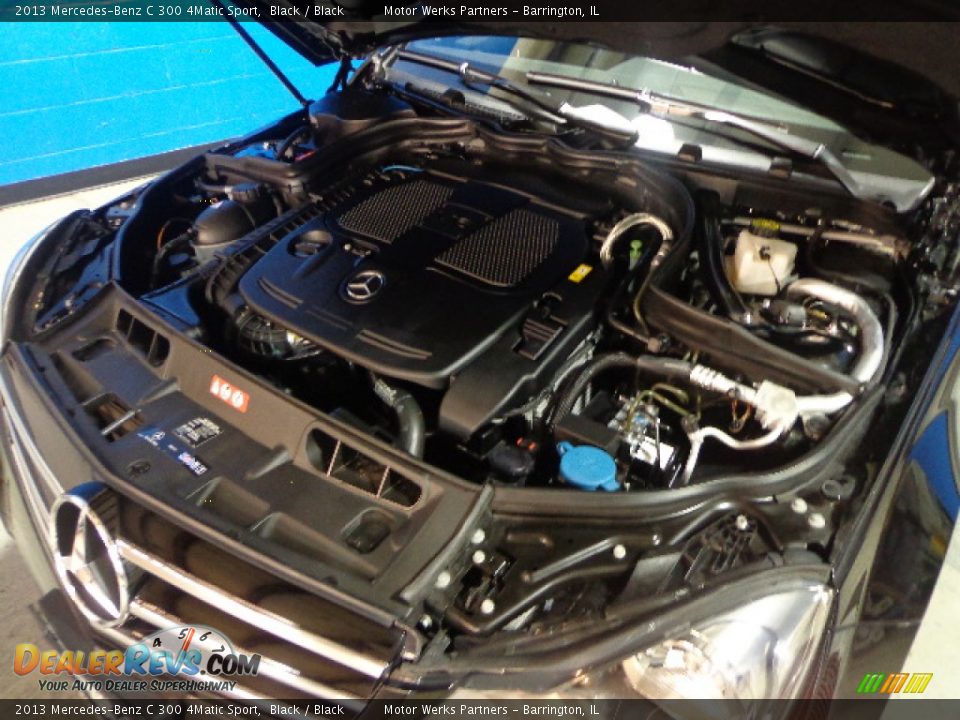2013 Mercedes-Benz C 300 4Matic Sport Black / Black Photo #17
