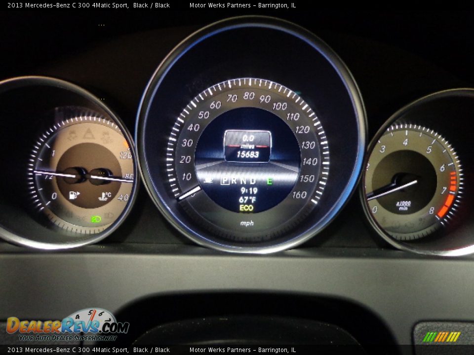 2013 Mercedes-Benz C 300 4Matic Sport Black / Black Photo #18
