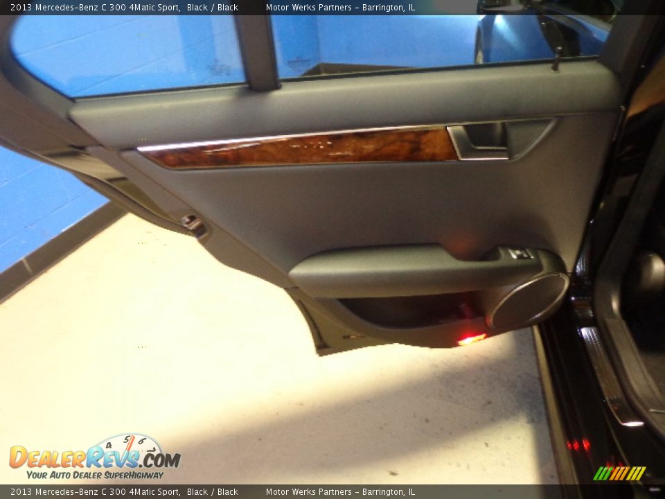 2013 Mercedes-Benz C 300 4Matic Sport Black / Black Photo #22