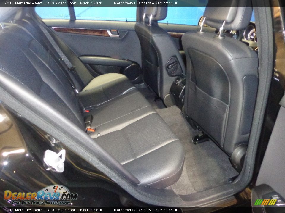 2013 Mercedes-Benz C 300 4Matic Sport Black / Black Photo #27