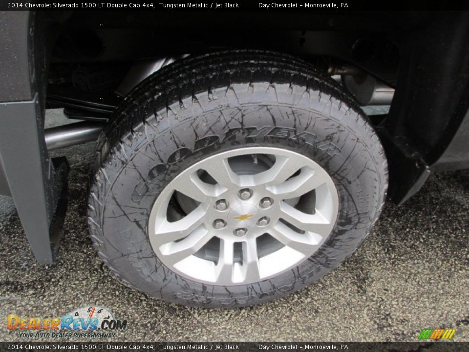 2014 Chevrolet Silverado 1500 LT Double Cab 4x4 Tungsten Metallic / Jet Black Photo #3
