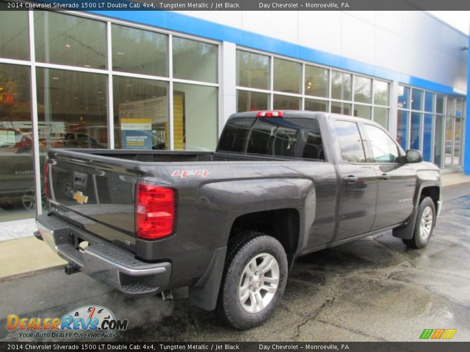2014 Chevrolet Silverado 1500 LT Double Cab 4x4 Tungsten Metallic / Jet Black Photo #4