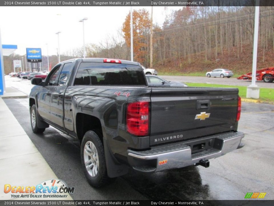 2014 Chevrolet Silverado 1500 LT Double Cab 4x4 Tungsten Metallic / Jet Black Photo #5