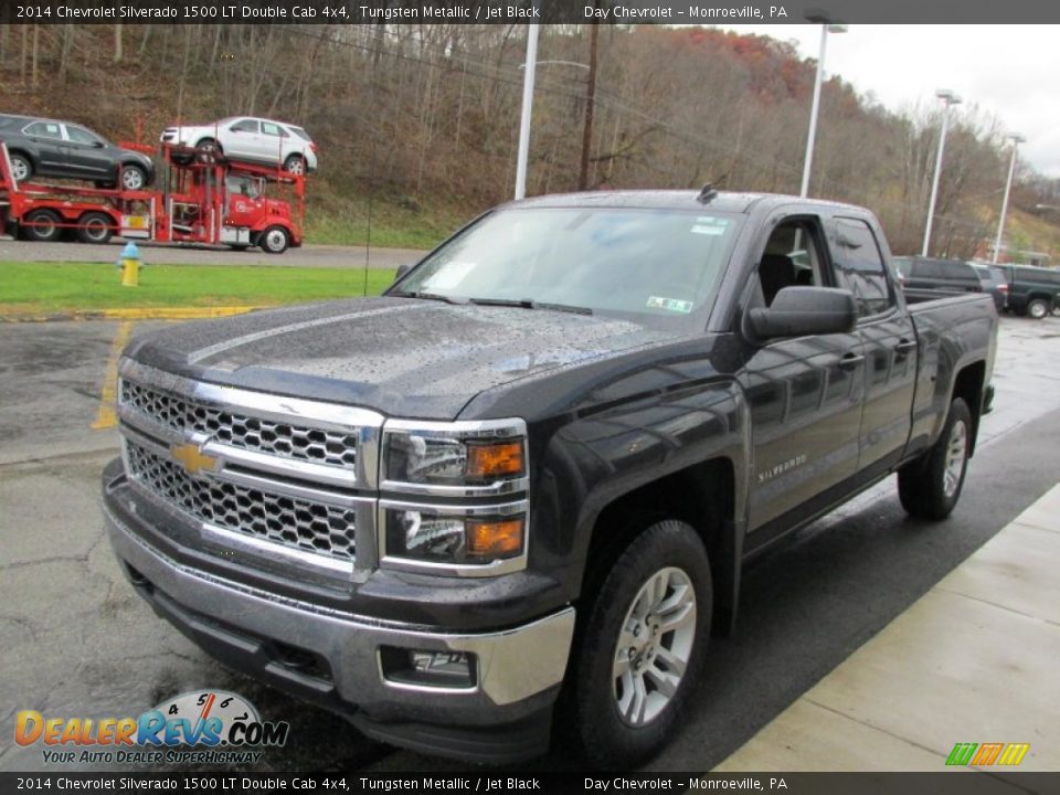 2014 Chevrolet Silverado 1500 LT Double Cab 4x4 Tungsten Metallic / Jet Black Photo #7