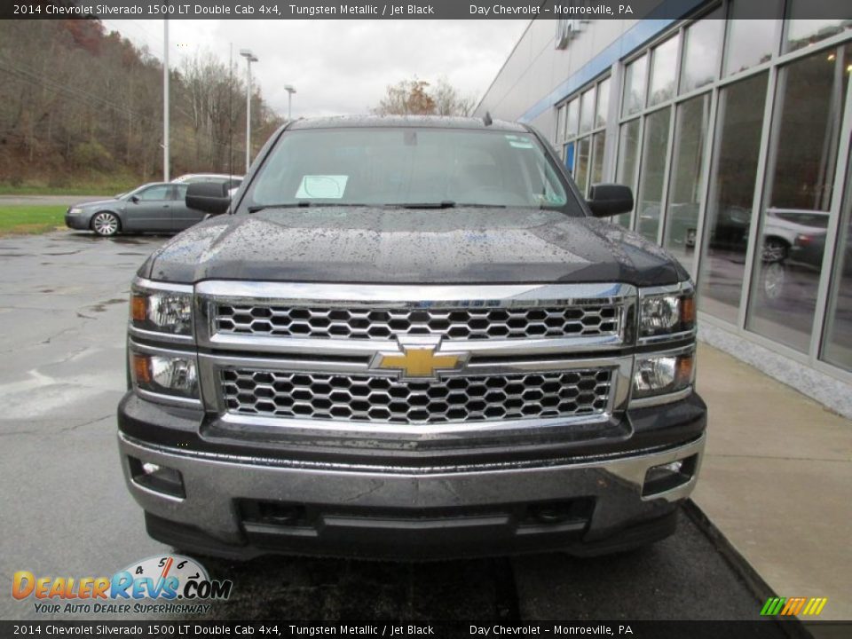 2014 Chevrolet Silverado 1500 LT Double Cab 4x4 Tungsten Metallic / Jet Black Photo #8